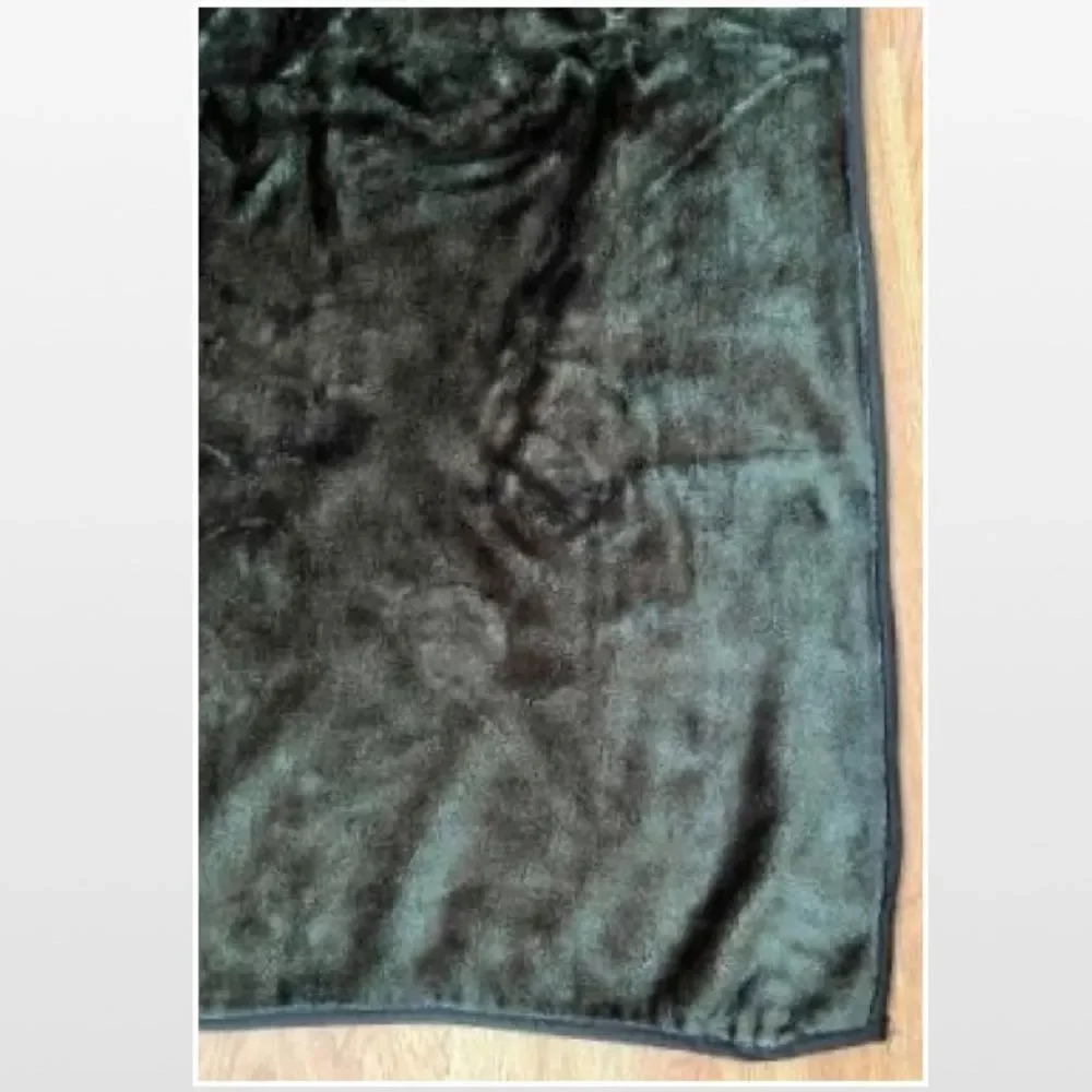 Columbia Fleece Throw Blanket Brown & Green Home